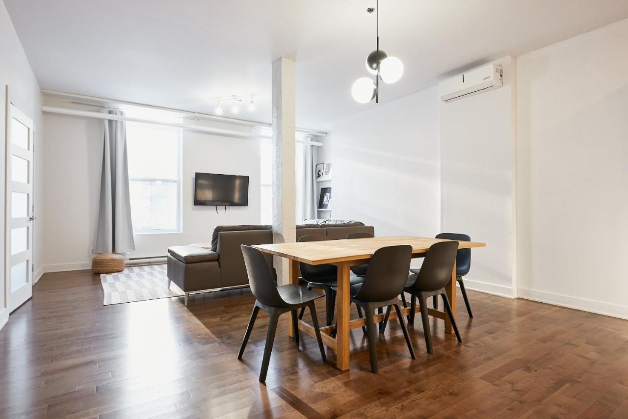 מונטריאול New Spacious Industrial Loft In Le Plateau By Den Stays מראה חיצוני תמונה